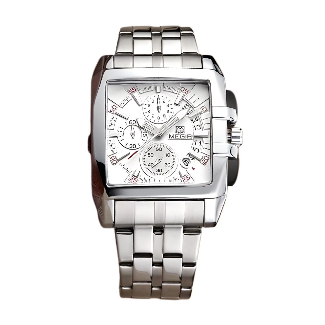 MEGIR Stainless Steel Sports Watch