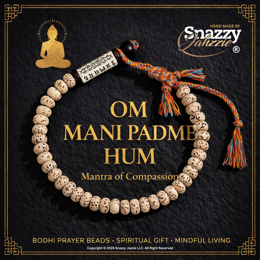 Six-Character Mantra Bodhi Prayer Bracelet