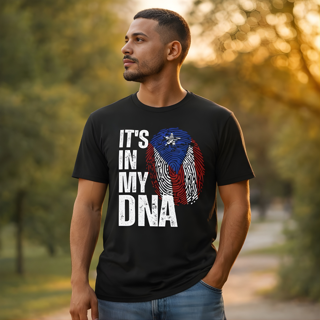 It’s In My DNA – Puerto Rico Flag Unisex T-Shirt