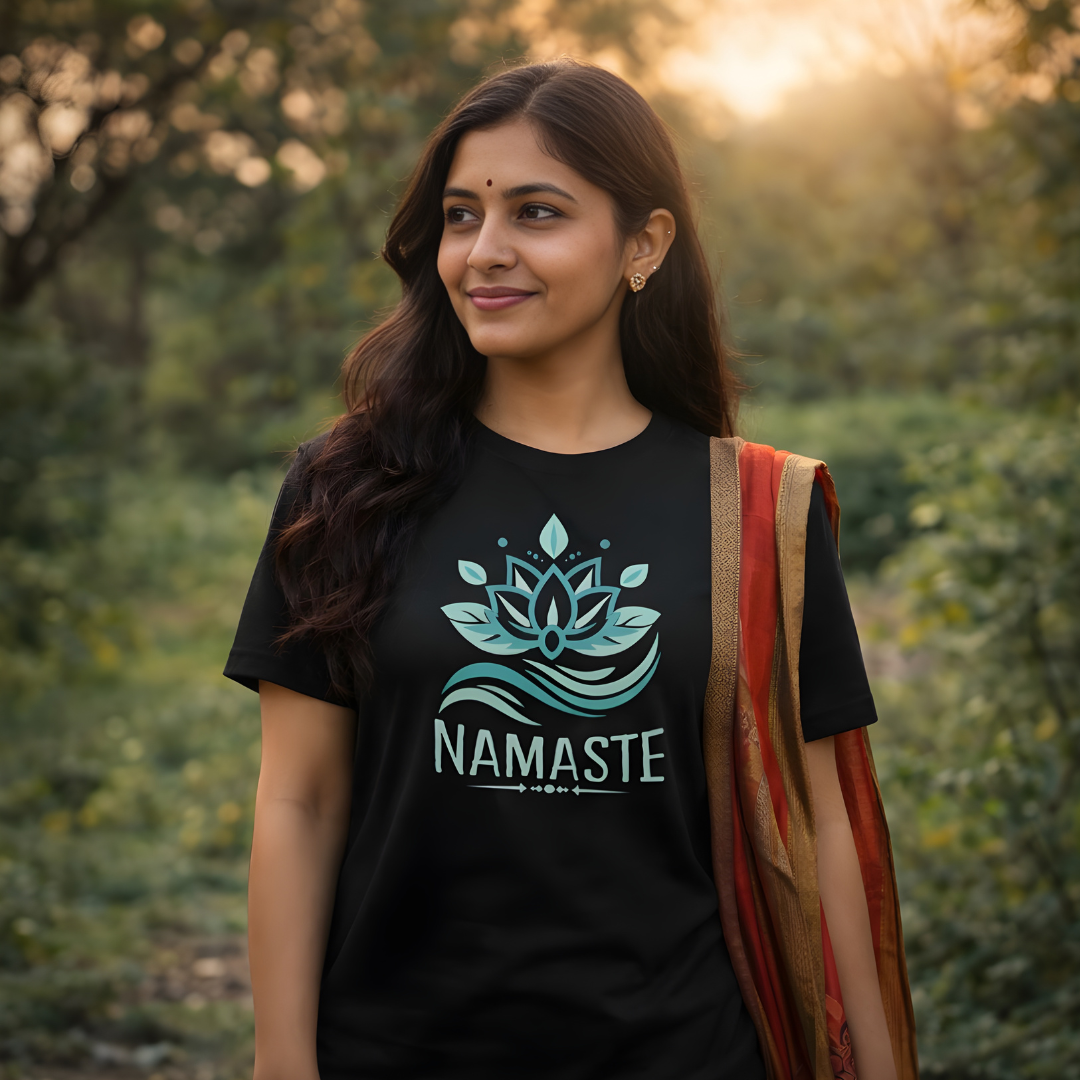 Unisex Namaste Yoga Meditation T-SHIRT