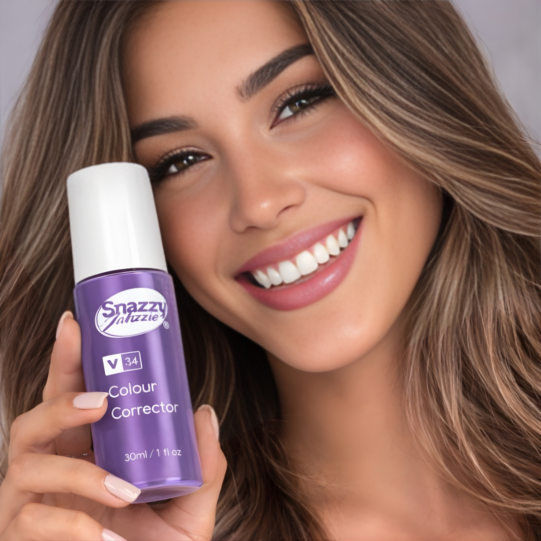 Snazzy Jahzzie V34 Purple Color Corrector Toothpaste Mousse – Teeth Whitening Foam