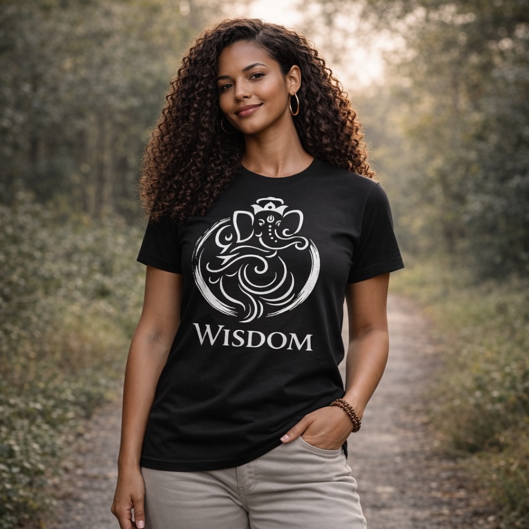 Unisex All-Black Wisdom T-Shirt