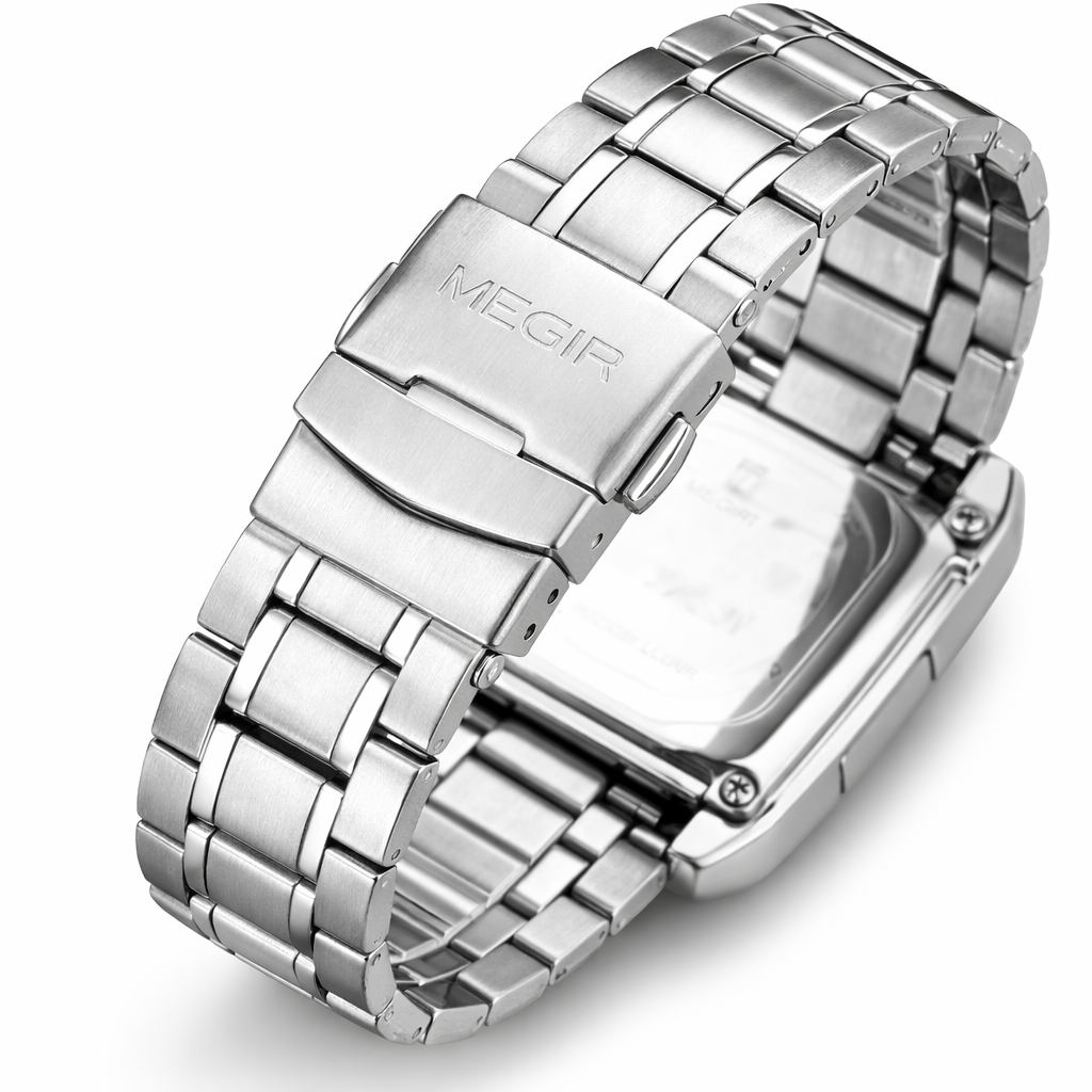 MEGIR Stainless Steel Sports Watch