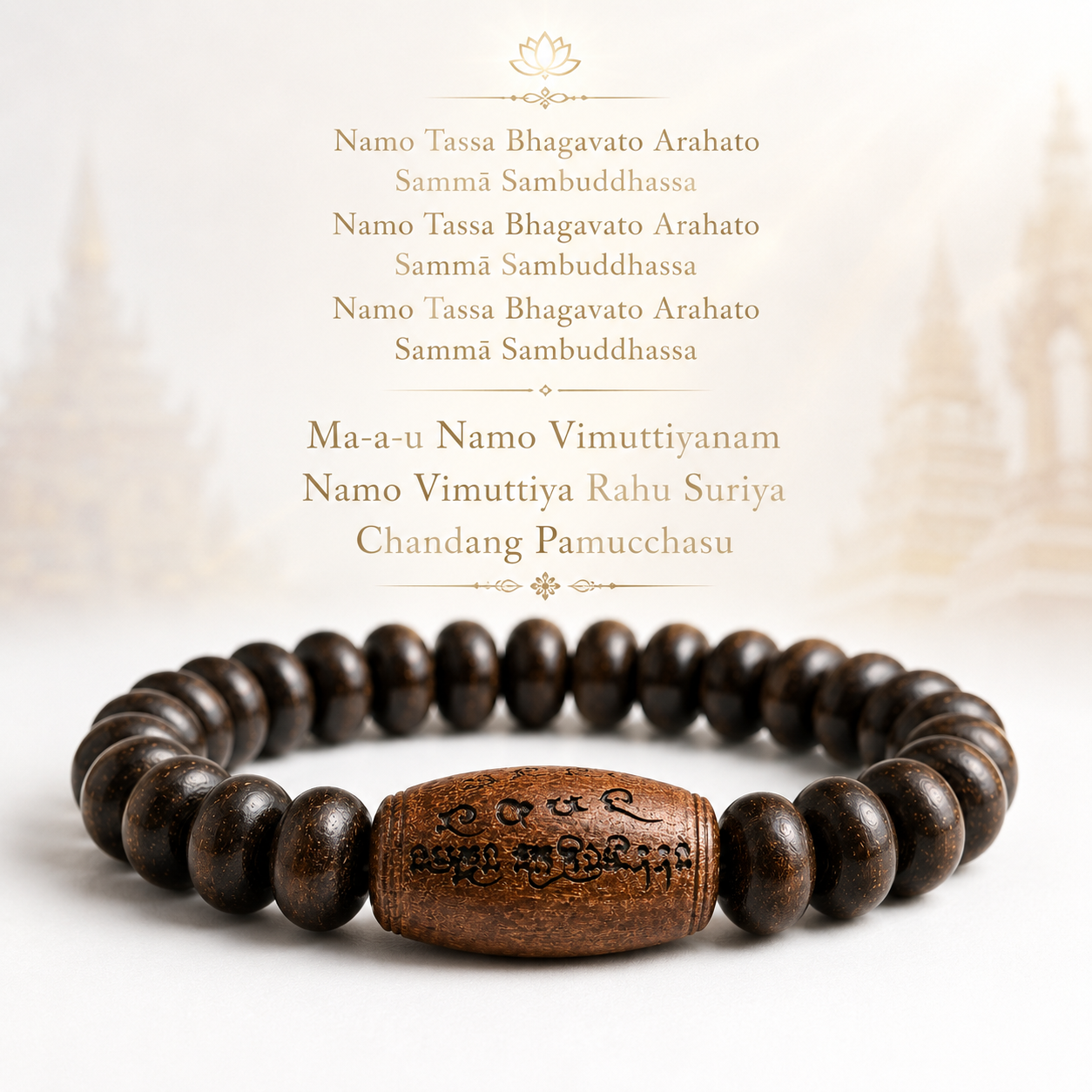 Temple Blessed Tamarind Protection Bracelet – Handmade in Thailand