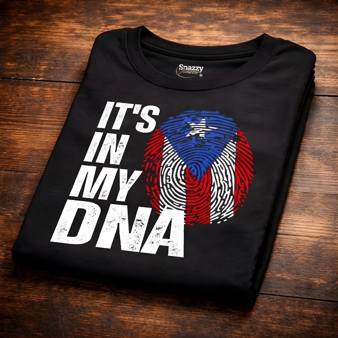 It’s In My DNA – Puerto Rico Flag Unisex T-Shirt
