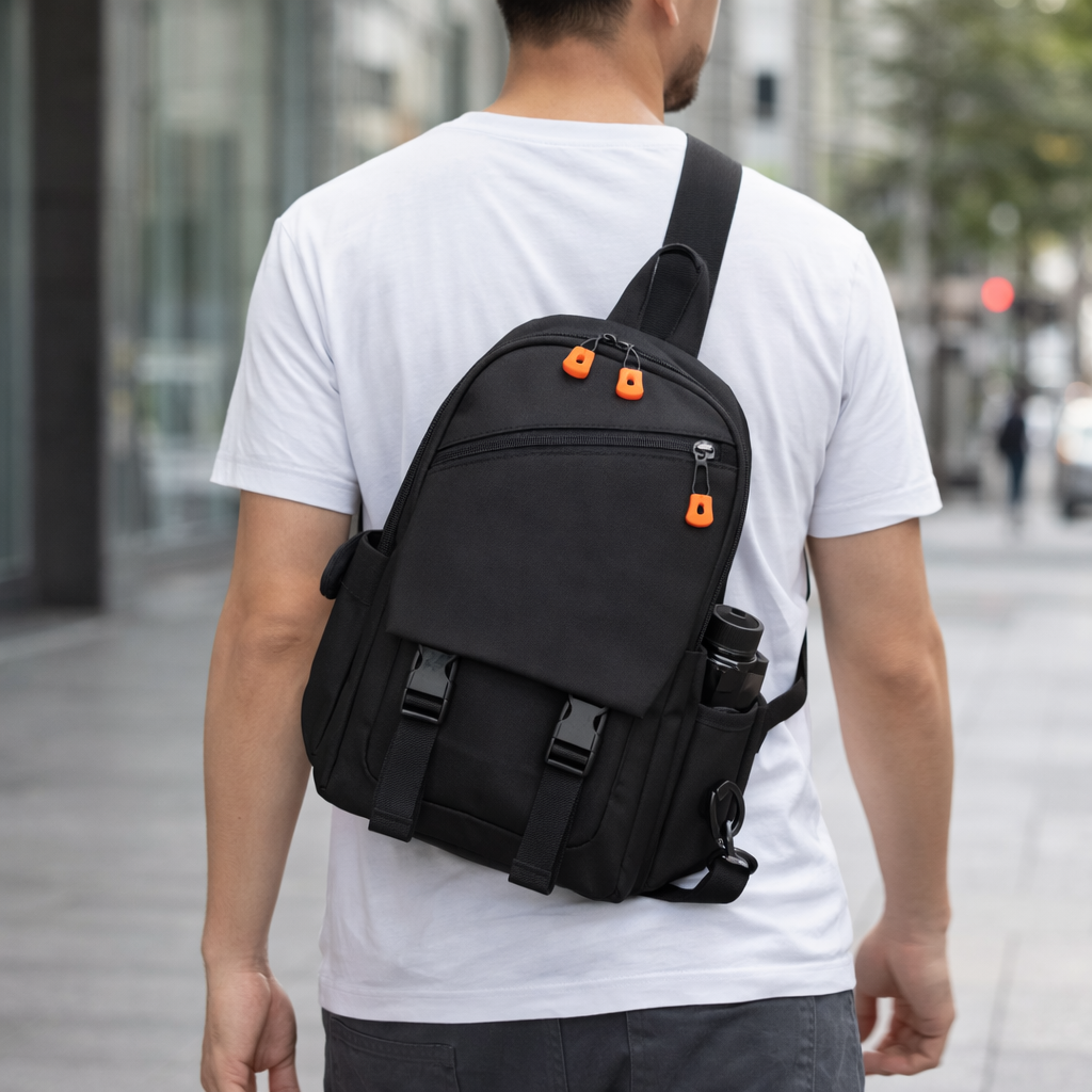 Everyday Water-Resistant Messenger Bag – Lightweight Crossbody Carry (Unisex)