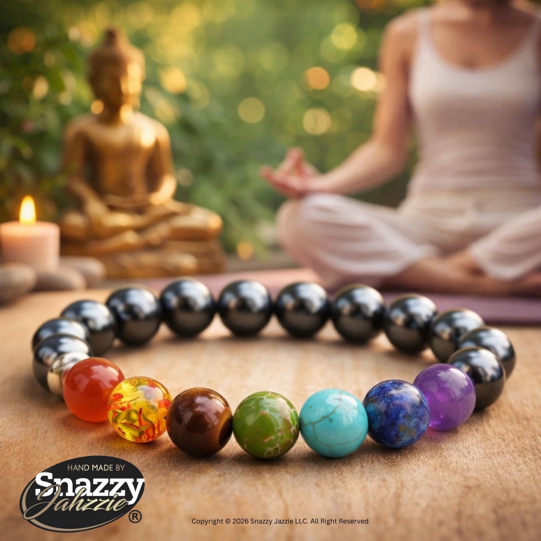HEMATITE CHAKRA BRACELET