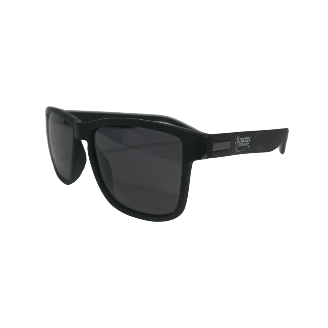 Snazzy Jahzzie All Black Ultralight Sunglasses – Polarized UV400 Retro Unisex Shades
