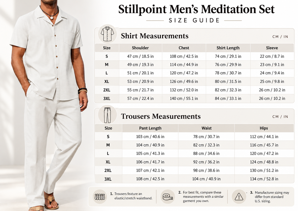Stillpoint Men’s Meditation Set