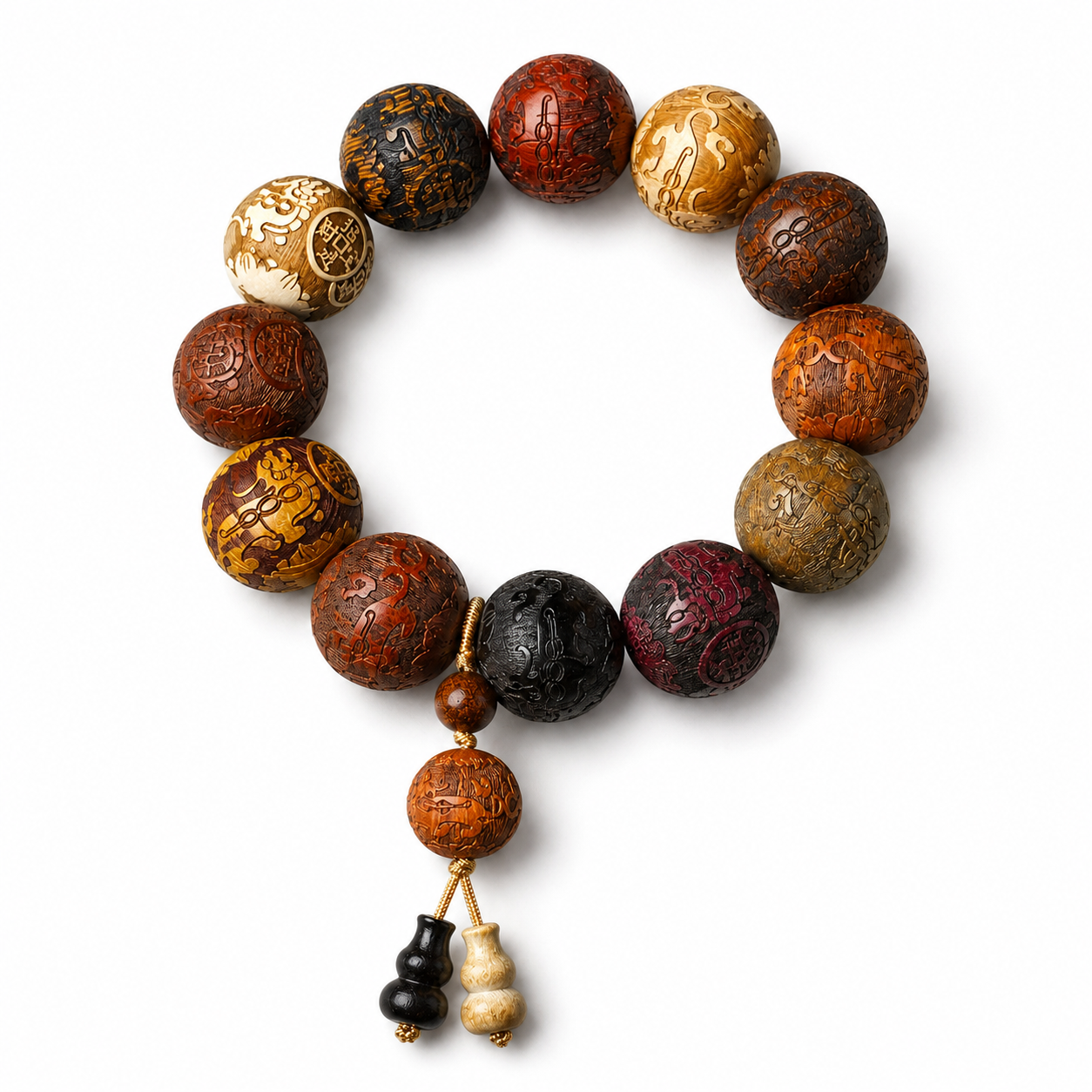 Thai Wooden Monk-Blessed Meditation Bracelet