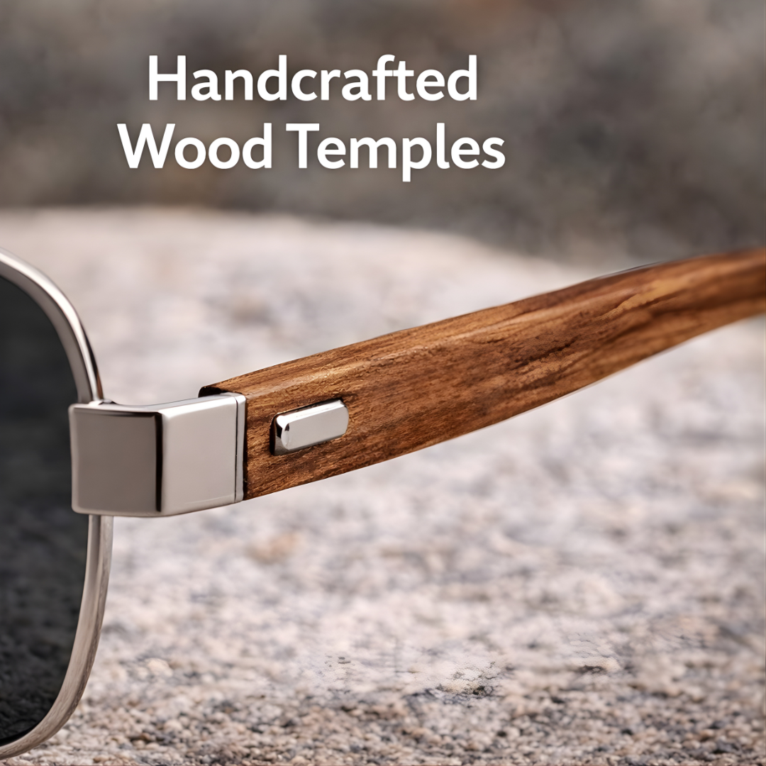 Snazzy Jahzzie polarized hand made sunglasses.