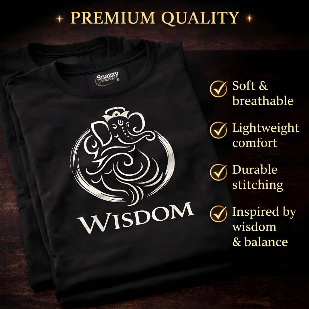 Unisex All-Black Wisdom T-Shirt