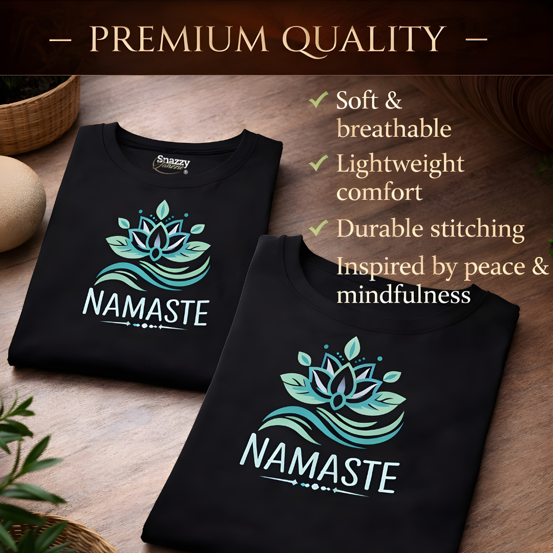 Unisex Namaste Yoga Meditation T-SHIRT