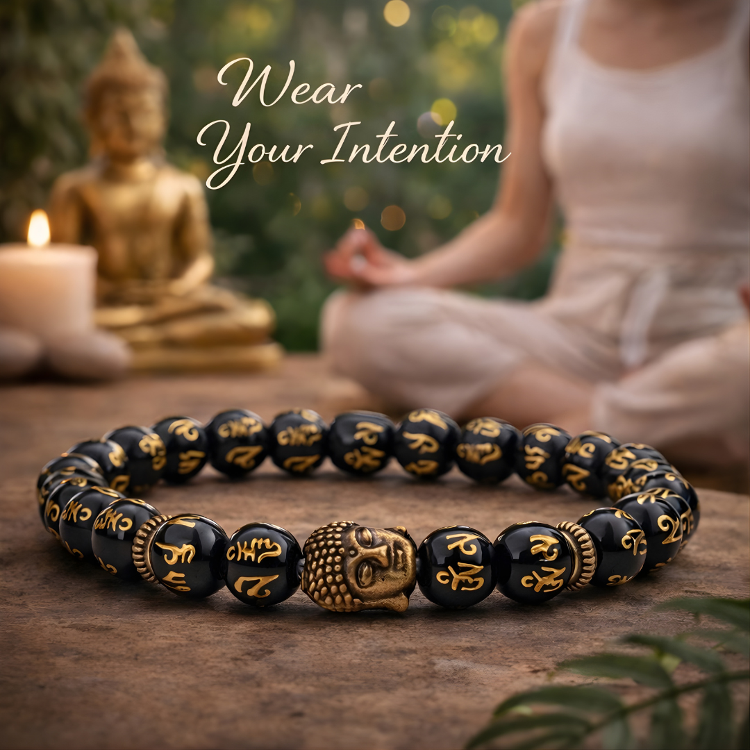 Om Mani Padme Hum Bracelet – Tibetan Meditation Bracelet