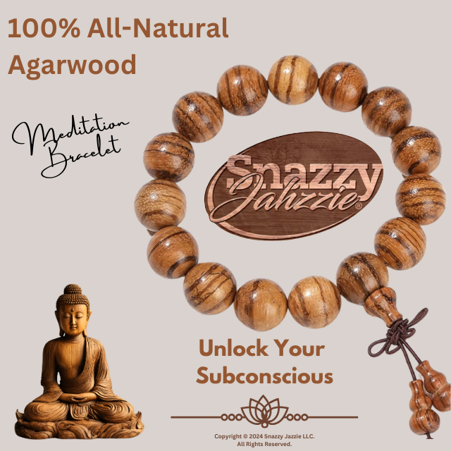 Agarwood Vintage Buddha Mala Meditation  Bracelet