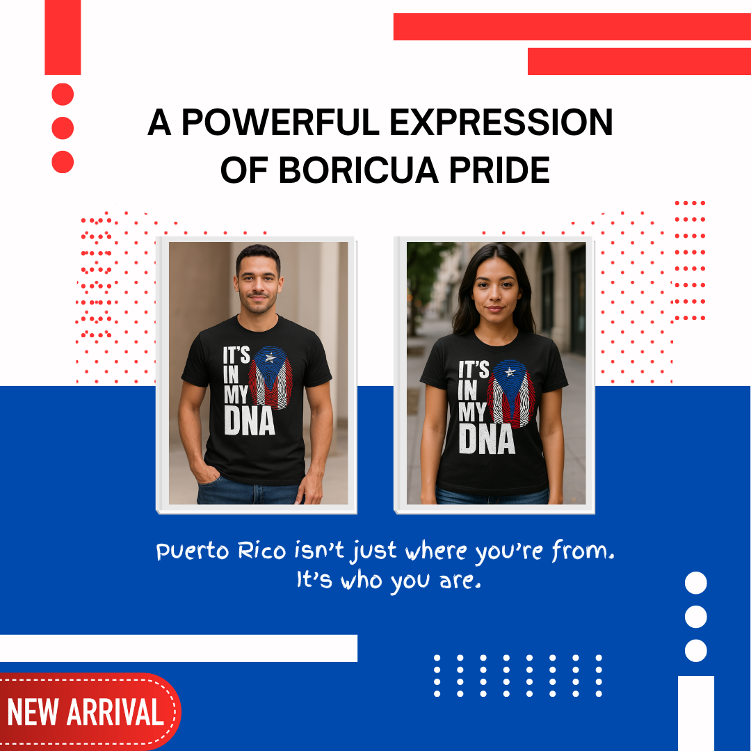 It’s In My DNA – Puerto Rico Flag Unisex T-Shirt