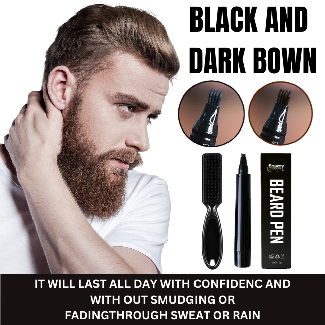 Waterproof Beard Filling Pen Kit for Thicker, Fuller Beards