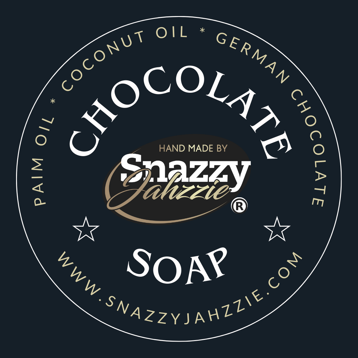 All-Natural German Chocolate Soap Bar