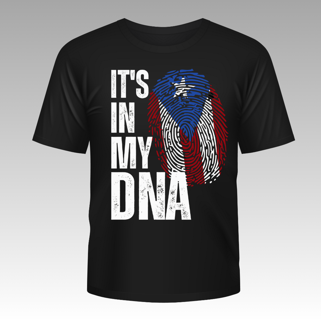 It’s In My DNA – Puerto Rico Flag Unisex T-Shirt