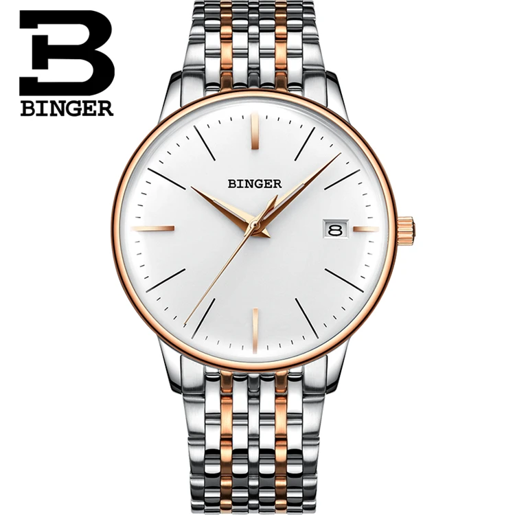 Luxury Switzerland B BINGER Men's Watch