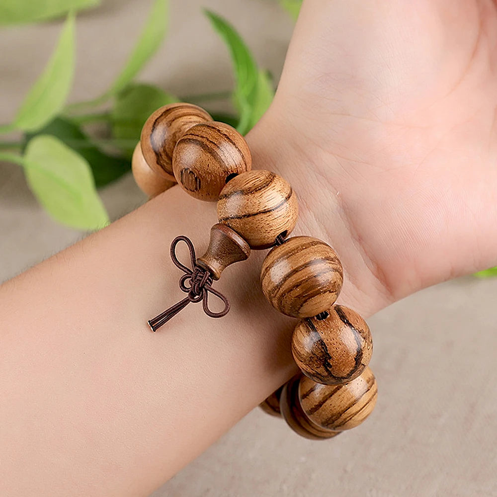 Agarwood Vintage Buddha Mala Meditation  Bracelet