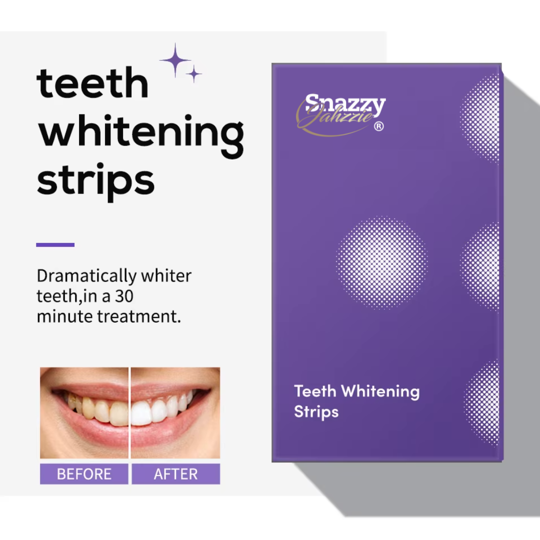 Snazzy Jahzzie Mint Flavor Teeth Whitening Dry Strips