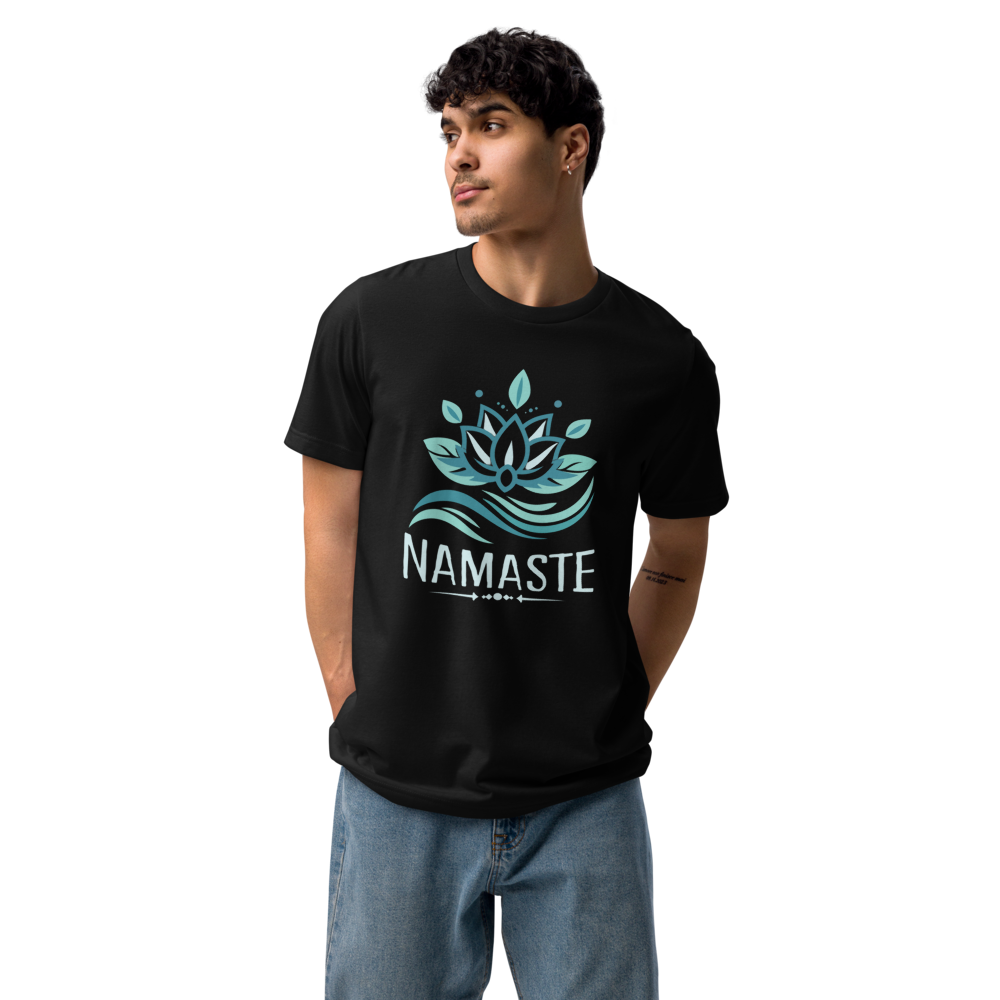 Namaste Yoga Meditation Spiritual Sanskrit Lotus flower T-Shirt Unisex