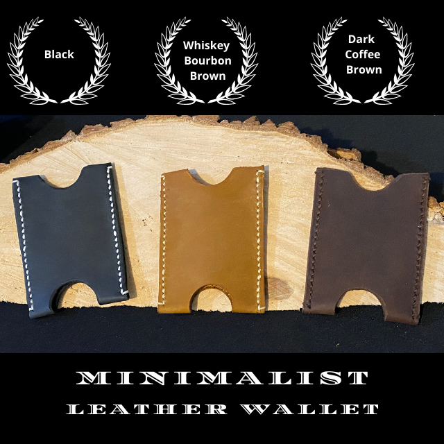 Minimalist  Leather Wallet Cardholder