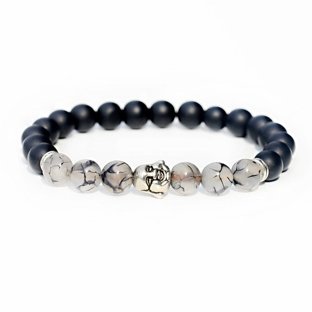 8mm Laughing Buddha Bracelet