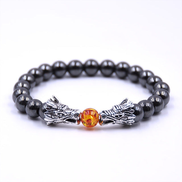 HANDMADE AMANDASTONE DRAGON BRACELET - Snazzy Jahzzie LLC