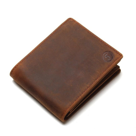 Vintage Handmade  Multi-Functional Genuine Leather Wallet For Men