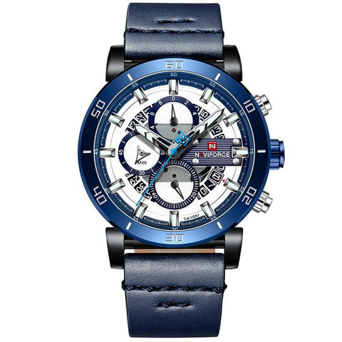 Top Brand Luxury NAVIFORCE Watches Men Fashion Casual Leather Quartz Date Clock Male Sports Waterproof Wrist Watch Montre Homme