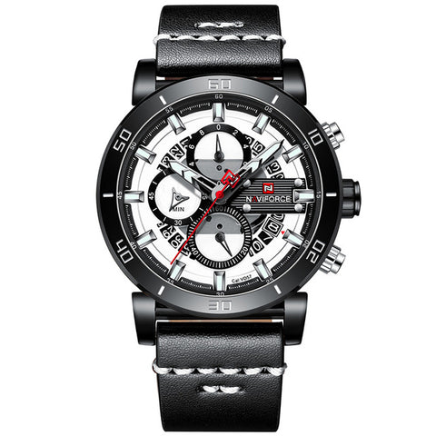 Top Brand Luxury NAVIFORCE Watches Men Fashion Casual Leather Quartz Date Clock Male Sports Waterproof Wrist Watch Montre Homme